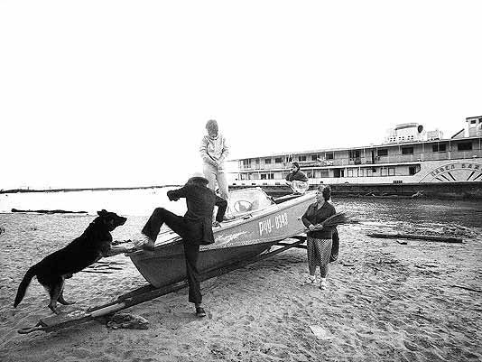 Юрий ЕВЛАМПЬЕВ. Песчанный грунт (серия, 10 листов). Лист 3. 1992.
